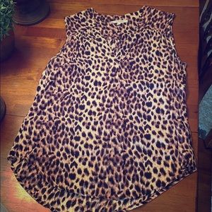 Woman’s leopard print shirt